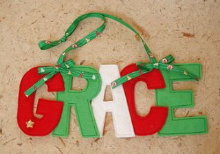 christmas name gift by mollie mae handcrafted designs