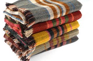 pure wool random eco rug by the atlantic blanket company