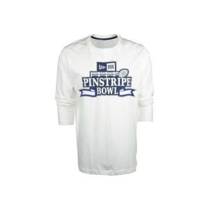 New Era Branded Pinstripe Bowl T Shirt