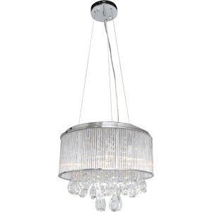 ET2 Lighting ET2 E22296 18PC Polished Chrome Gala 15 Light Pendant