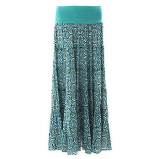 cotton gypsy maxi skirt by charlotte's web