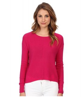 Rebecca Taylor Solid Cashmere Sweater Womens Sweater (Pink)