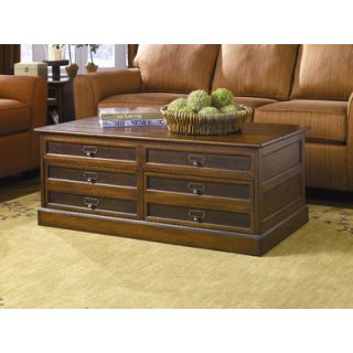 Hammary Mercantile Trunk Coffee Table with Lift Top