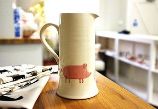 pigs slim jug by fenella smith