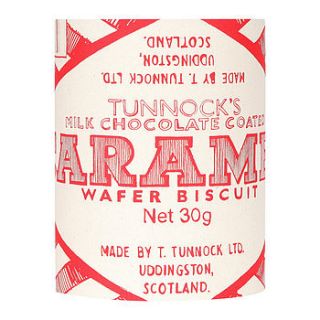tunnock's caramel wrapper lampshade by gillian kyle