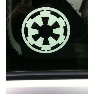 Star Wars Galactic Empire Vinyl Decal   White Window Sticker Automotive