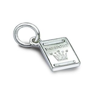 personalised passport charm by scarlett jewellery