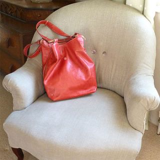 leather handbag by lime tree design