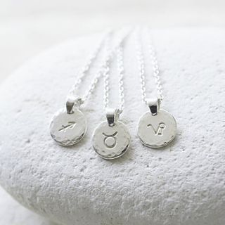 personalised zodiac necklace by kutuu