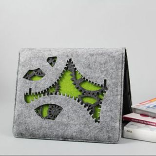 3d clockwork ipad felt and leather case by beecycle