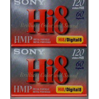 Sony Hi 8 HMPD 120 minute 2 Pack Electronics