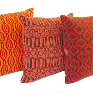 funky knitted cushions by seven gauge studios