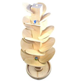 wooden marble run music tree helter skelter by wooden keepsakes