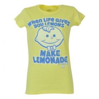 Lemonhead When Life Gives You Lemons Novelty Womens Shirt Candy Ladies Tshirt Clothing