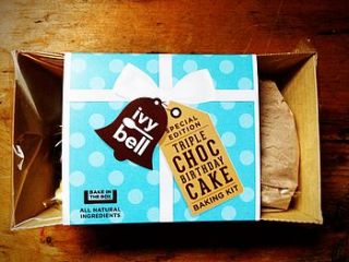 birthday cake 'bake in the box' kit by ivy bell baking kits