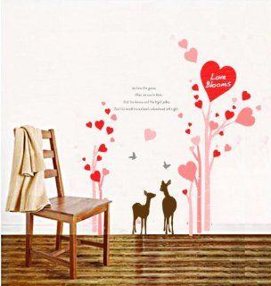 The Giving Tree, Love Blooms Removable Extra Large Wall Decor Decal Stickers  
