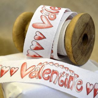 valentine cotton ribbon by sew very english