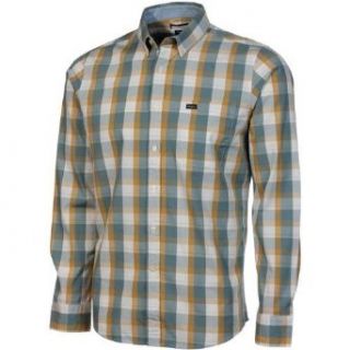 RVCA Mingus Long Sleeve Button Down Shirt   Multi (Small) at  Mens Clothing store
