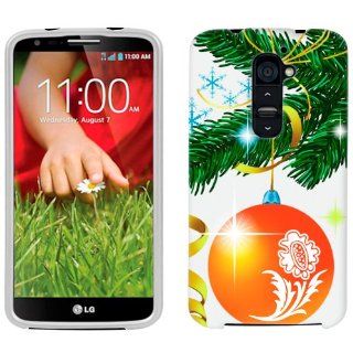 LG G2 Christmas Tree Red Ornament Phone Case Cover Cell Phones & Accessories