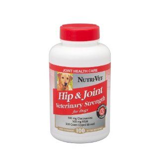 Nutri Vet Hip and Joint Level 3 Veterinary Strength Liver Chewable for Dogs, 100 Count  Pet Bone And Joint Supplements 