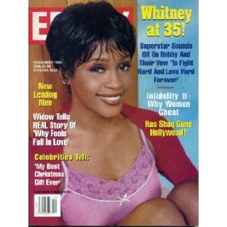 Ebony December 1998 Whitney Houston Cover, Has Shaq Gone Hollywood? James Brown (Sports), Star Jones, The New Leading Men Ebony Magazine Books