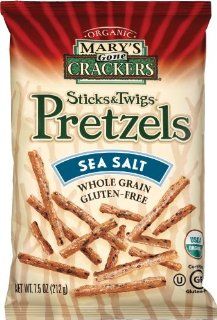 Mary's Gone Crackers Sticks and Twigs Sea Salt 8oz. (Pack of 4)  Packaged Rice Crackers  Grocery & Gourmet Food