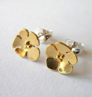 cherry blossom stud earrings by gabi wolf