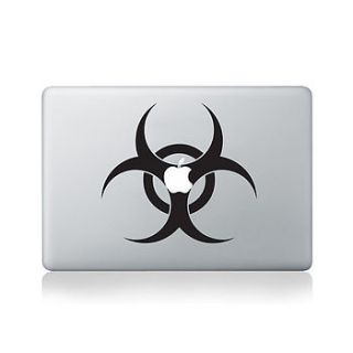 radioactive apple decal for macbook by vinyl revolution