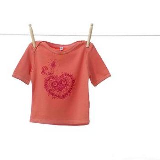  love heart baby t shirt by catherine ellis