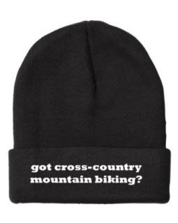 Fastasticdeal Got Cross Country Mountain Biking Embroidered Beanie Cap Clothing