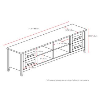 dCOR design Jackson 71 TV Stand