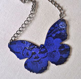 emperor butterfly necklace by sophie buckingham