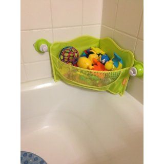 BRICA Corner Bath Basket Toy Organizer  Bathtub Toy Bags  Baby