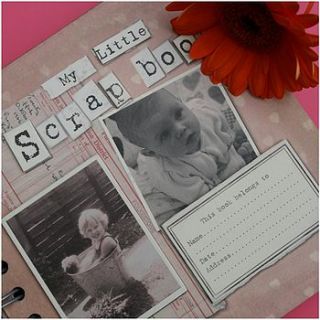 my little (baby) girl's scrapbook by chamomile barn