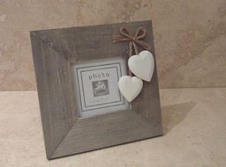 wooden square photo frame by in season now