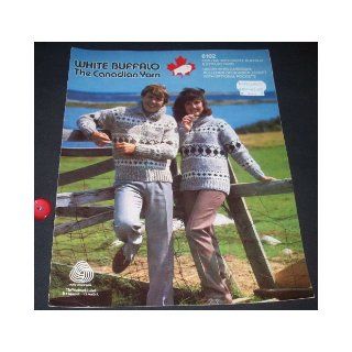 White Buffalo The Canadian Yarn   Booklet 6102 His and Hers Cardigan Books