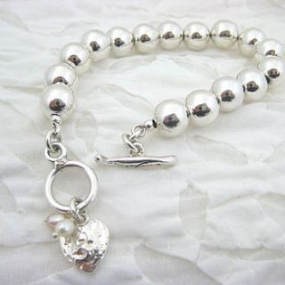 silver ball bracelet by tigerlily jewellery