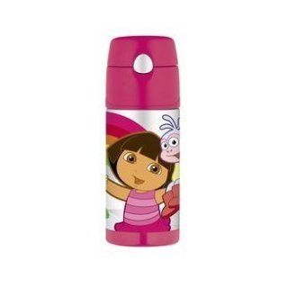 Thermos Funtainer Straw Bottle, Dora The Explorer, 12 Ounce Baby