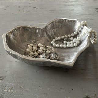 hammered heart dish by primrose & plum