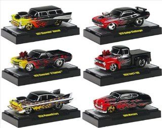 Ground Pounders Collection Series 10, 6pc Diecast Car Set 1/64 by M2 Machines 81161 10 Toys & Games