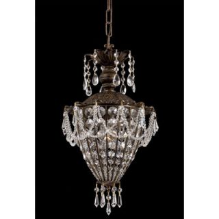 Crystorama Traditional Classic 1 Light Crystal Chandelier