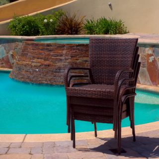 Home Loft Concept Caracas Outdoor Wicker Chair (Set of 4)