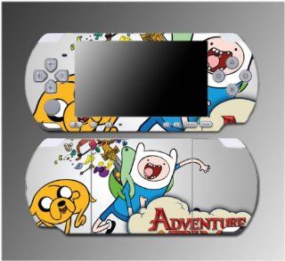 Adventure Time Finn Fionna Jake Marceline Cartoon Movie Video Game Vinyl Decal Sticker Cover Skin Protector for Sony PSP Slim 3000 3001 3002 3003 3004 Playstation Portable Video Games