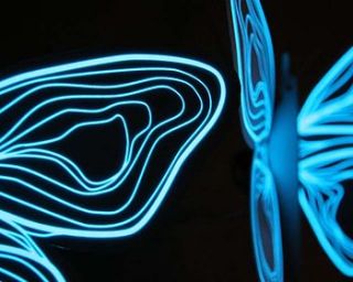 glowings butterfly light by soner ozenc