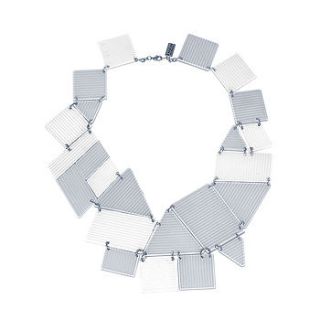 acrylic bib statement necklace by anna lou of london