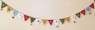 'merry christmas' bunting kit by corinne lapierre