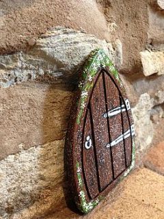 hand painted woodland fairy door by the little lancashire smallholding