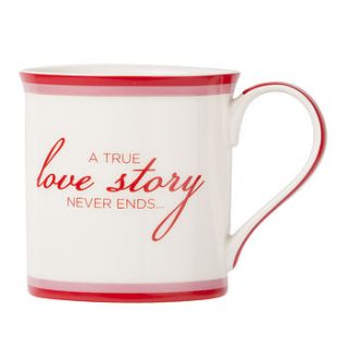 boxed porcelain love mug by the contemporary home