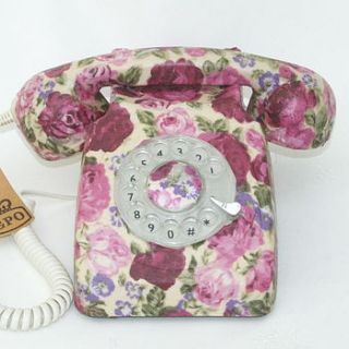 retro style phone four by viva designs