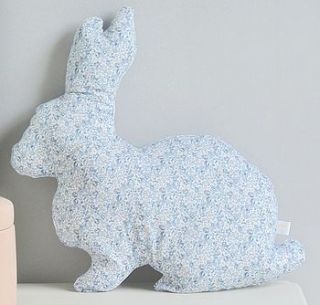 eloise liberty rabbit cushion by little cloud